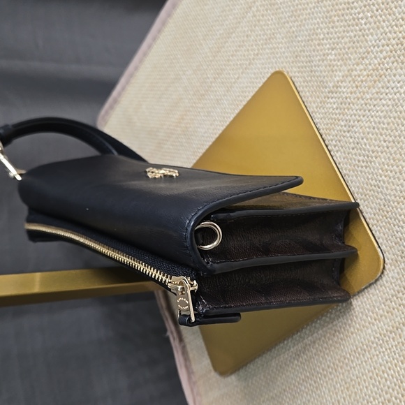 Coach Black and Brown Clutch/Crossbody Bag EUC - Picture 10 of 14